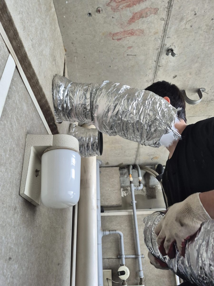 가산 공장 플렉시블덕트시공 현장 사진