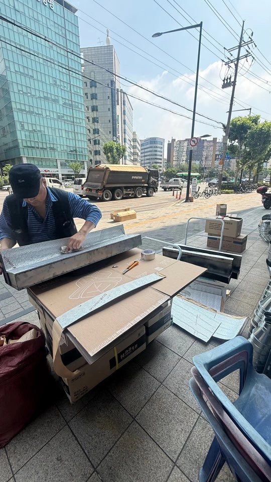 가산 플렉시블덕트시공 현장 사진 4