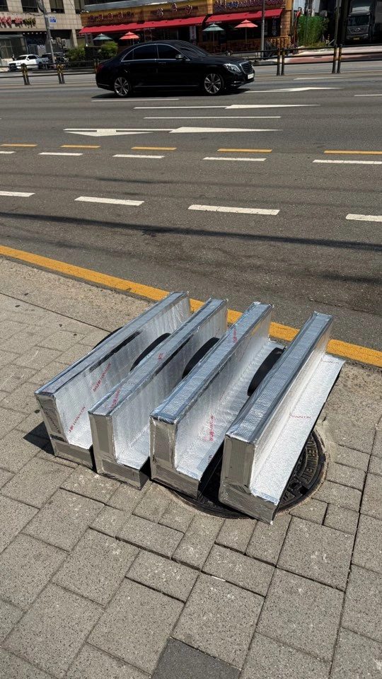 시청 플렉시블덕트시공 현장 사진 3
