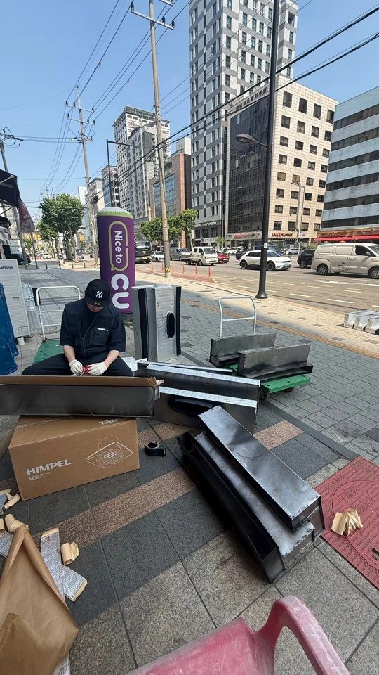 일산 전열교환기시공 현장 사진 3